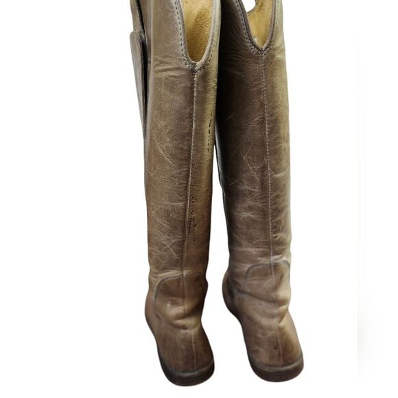 Frye Taupe Paige leather‎ knee-high riding boots 6.5 - Picture 4 of 12